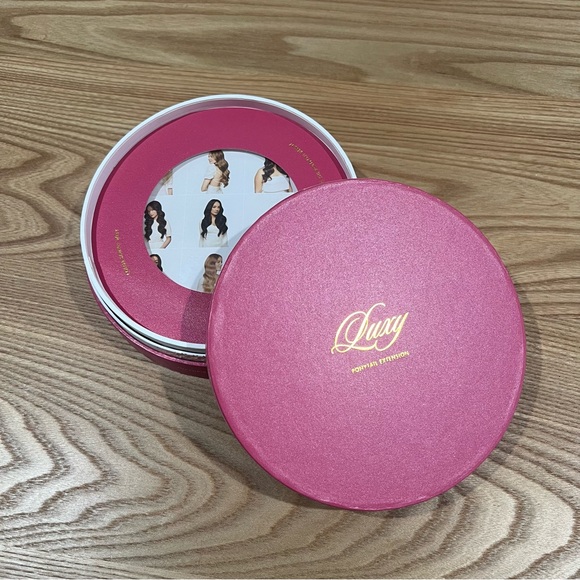 Luxy 16” Beige Blonde Balayage Ponytail Extension Clip In 100g Remy Human Hair - Picture 5 of 7